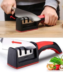 3 in 1 Knife Sharpener With Fruit And Meat Knife Peeler