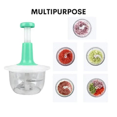 Manual Hand Push Chopper | Multi-functional Vegetable Grater (2 Ltr)