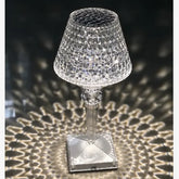 New Crystal Table Lamp With Built-in Battery Portable Touch Diamond Desk Lamp