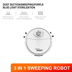 Sweeping Robot Mopping 3 In 1 Rechargeable Cleaning Machine