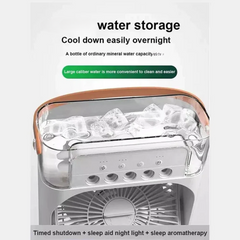 Portable Air Conditioner Fan, Mini Evaporative Air Cooler Direct Usb Electric