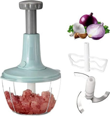 Manual Hand Push Chopper | Multi-functional Vegetable Grater (2 Ltr)