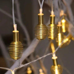 Mega Power 3 Meter 10 Led Warm White Metal