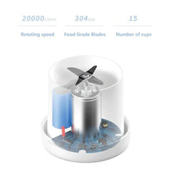 Mini Portable Blender Electric Fruit Juicer 350ml